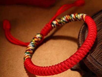 Zodiac Year Red Rope Bracelet, Taisui Bracelet 